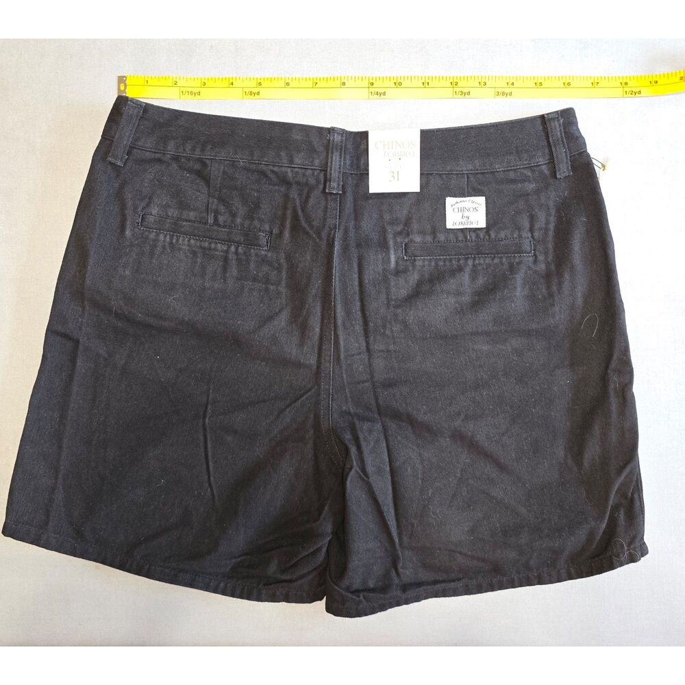 Z. Cavaricci Chino Shorts - Black - Size 31 Waist - Picture 2 of 8
